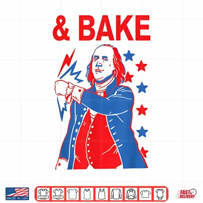 Design Funny Shake and Bake 4th of July Couple Matching Shirt