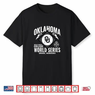 Oklahoma Sooners College World Series 2026 Cws Baseball Shirt