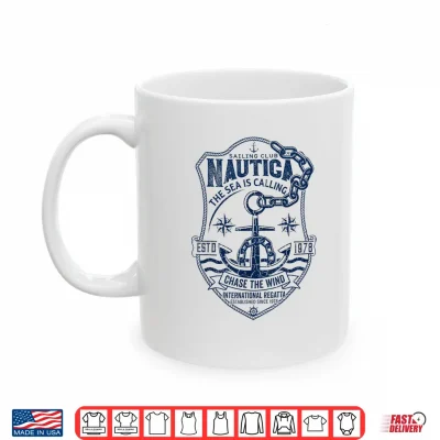 Nautica Sailing Club Vintage Anchor International Regatta Shirt 3 Mug Nautica Sailing Club Vintage Anchor International Regatta Shirt