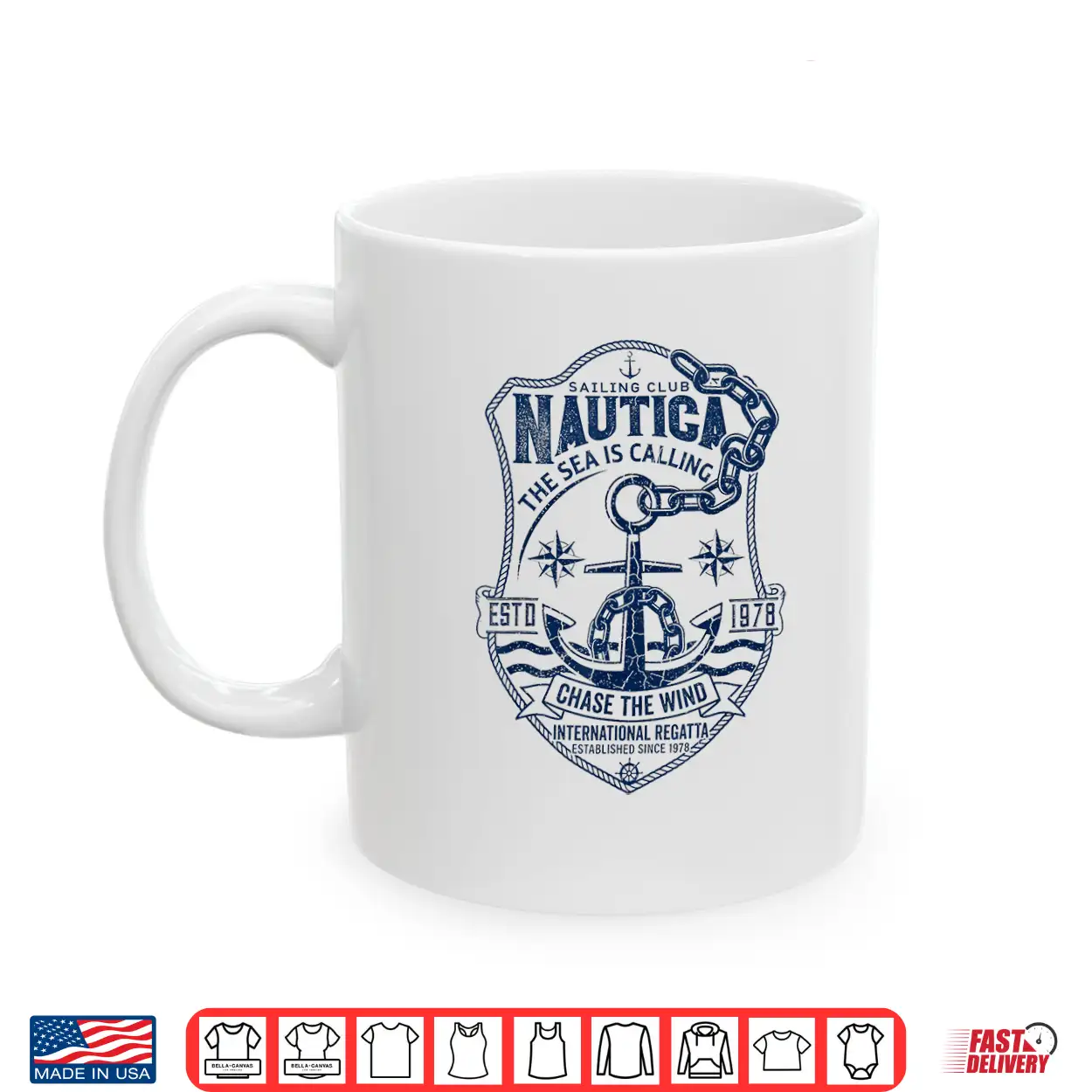 Nautica Sailing Club Vintage Anchor International Regatta Shirt Nautica Sailing Club Vintage Anchor International Regatta Shirt