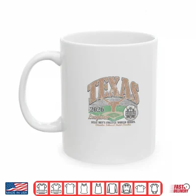 Mug Texas Longhorns College World Series 2026 CWS Baseball Shirt