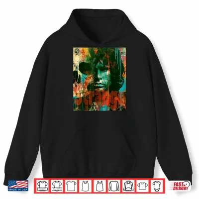 Abstract,Psychedelic Grunge,Vintage Music Inspired Graphic Shirt 1 Hoodie AbstractPsychedelic GrungeVintage Music Inspired Graphic Shirt