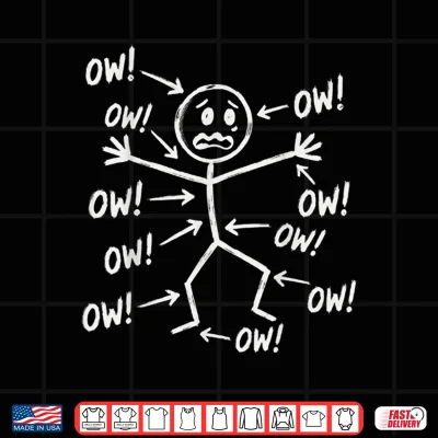 Design Ow Ow Ow Ow Character Humor for Men Women Shirt