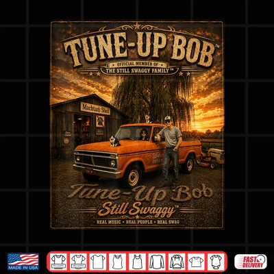 Design Tune Up Bob Garage Truck and Repair Shop Shirt