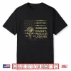 Husband Daddy Protector Legend Fathers Day American Flag Shirt