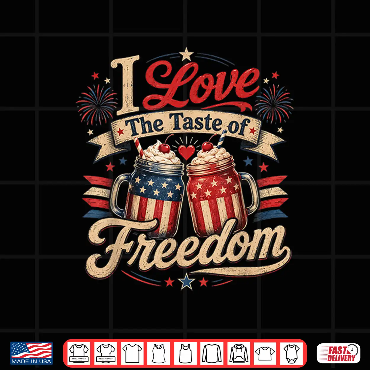 I Love The Taste Of Freedom Matching 4Th Of July Couple Shirt I Love The Taste Of Freedom Matching 4Th Of July Couple Shirt