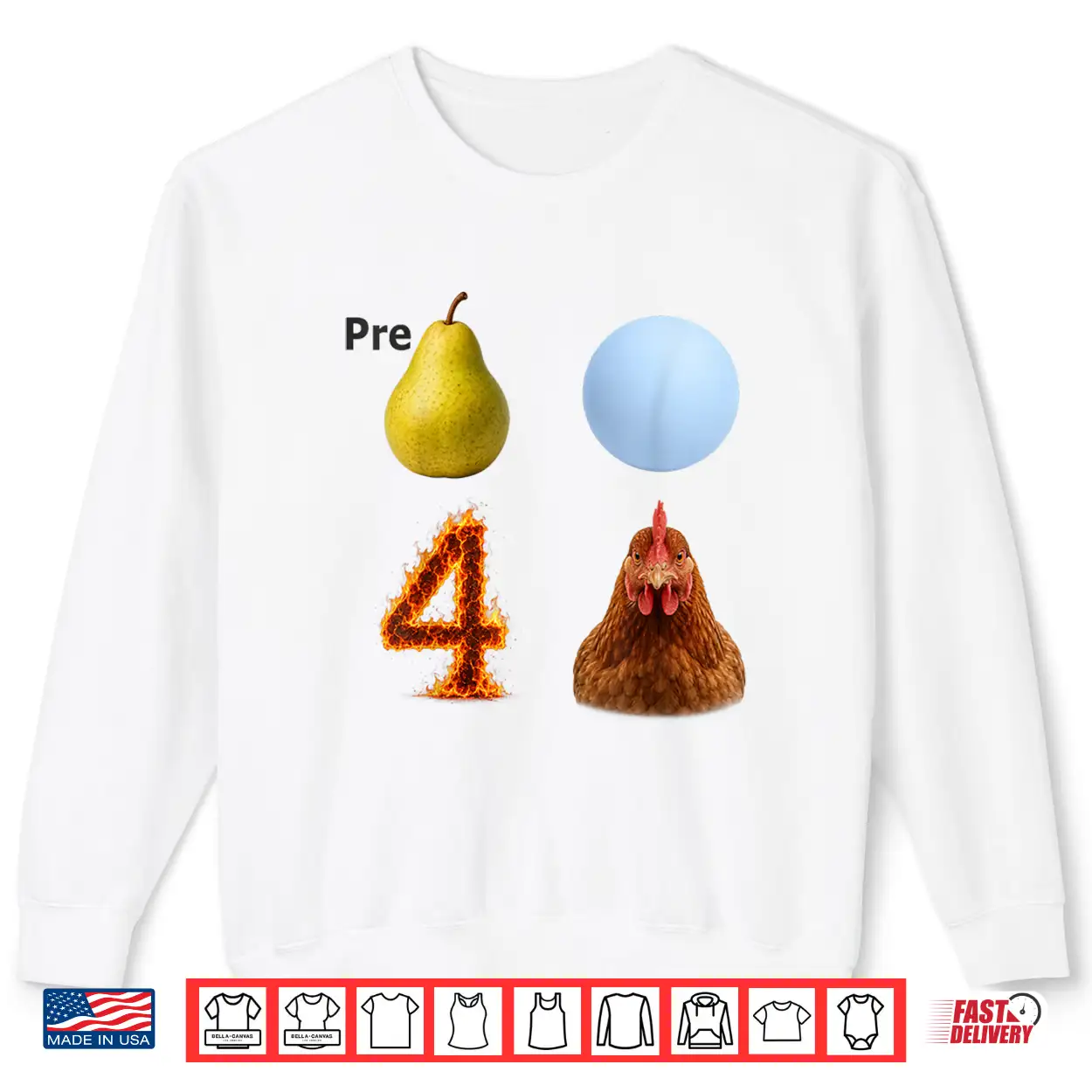 Pre Pear Uranus 4 Chicken Funny Meme Shirt Pre Pear Uranus 4 Chicken Funny Meme Shirt
