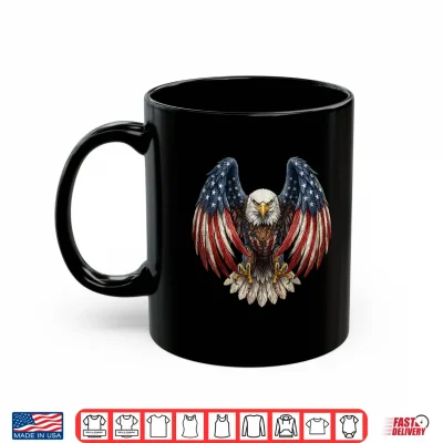 4Th Of July American Flag Bald Eagle Usa Patriotic Men Women Shirt 3 Mug 4th of July American Flag Bald Eagle USA Patriotic Men Women Shirt