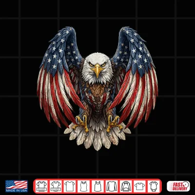 4Th Of July American Flag Bald Eagle Usa Patriotic Men Women Shirt 4 Design 4th of July American Flag Bald Eagle USA Patriotic Men Women Shirt
