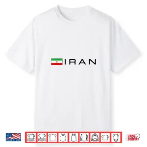 Iran Flag Iranian Athletic Games Sporty Jersey Style Shirt