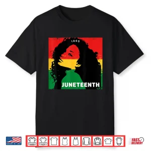 Juneteenth 1865 Natural Hair Black Pride Shirt