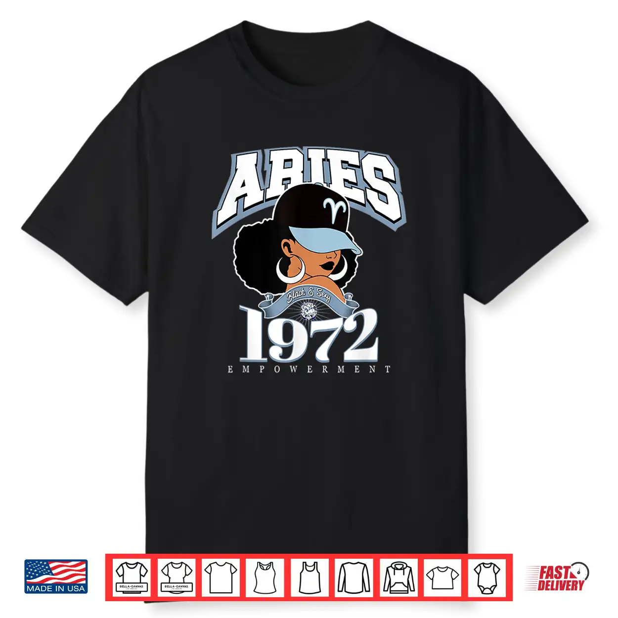 Aries 1972 Melanated Skin Zodiac Astrology Traits Shirt Aries 1972 Melanated Skin Zodiac Astrology Traits Shirt