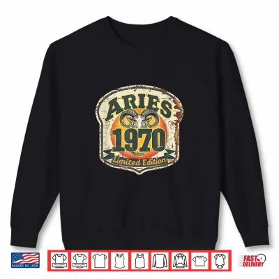 Sweatshirt Aries 1970 Vintage Limited Edition Shirt