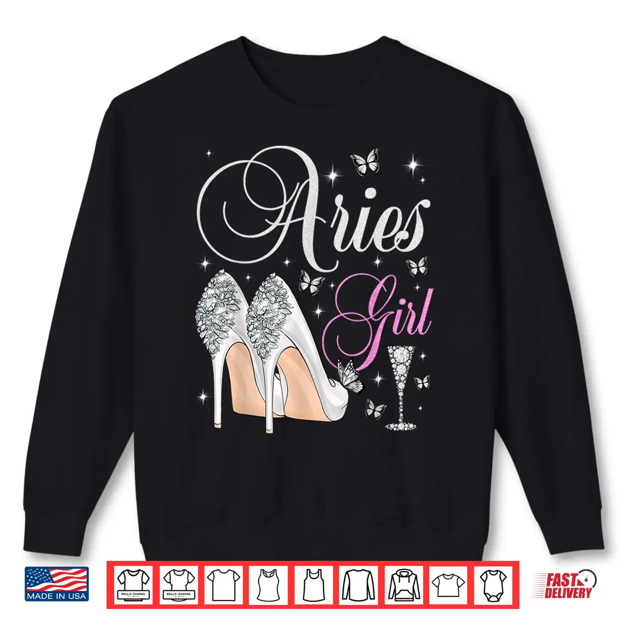 Aries Girl March April Birthday Party Zodiac Shirt Aries Girl March April Birthday Party Zodiac Shirt