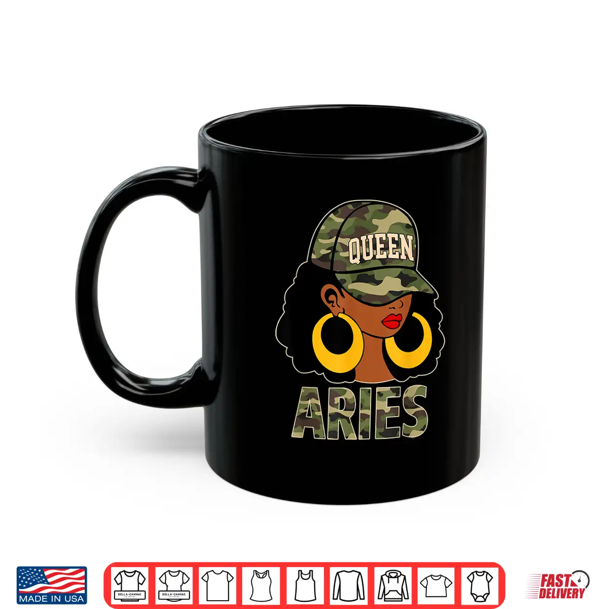 Aries Queen Black Woman Cap Hat Camo Afro Girl Zodiac Shirt Aries Queen Black Woman Cap Hat Camo Afro Girl Zodiac Shirt