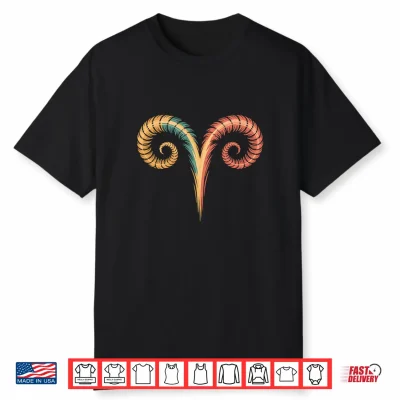 Aries Zodiac Sign Symbol Aries Logo Horoscope Love Aries Shirt