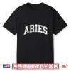 Aries Zodiac Sign Varsity Shirt