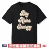 Big Aries Energy Retro March April Birthday Zodiac Shirt