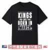 Kings Are Born In March Month Zodiac Sign Pisces Aries Gift Shirt