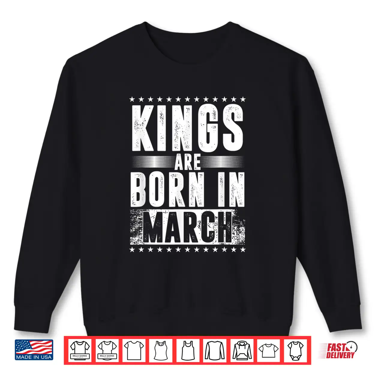 Kings Are Born In March Month Zodiac Sign Pisces Aries Gift Shirt Kings Are Born In March Month Zodiac Sign Pisces Aries Gift Shirt