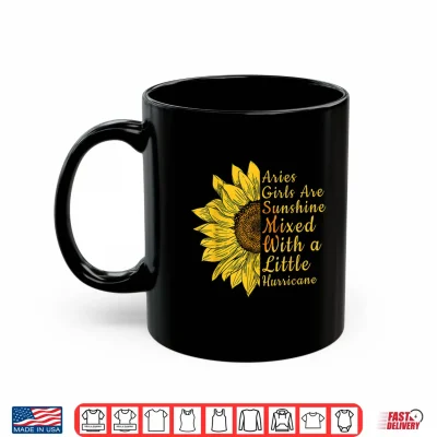 Sunflower Aries Woman March And April Birthday Queen Gift Shirt 3 Mug Sunflower Aries Woman March and April Birthday Queen Gift Shirt