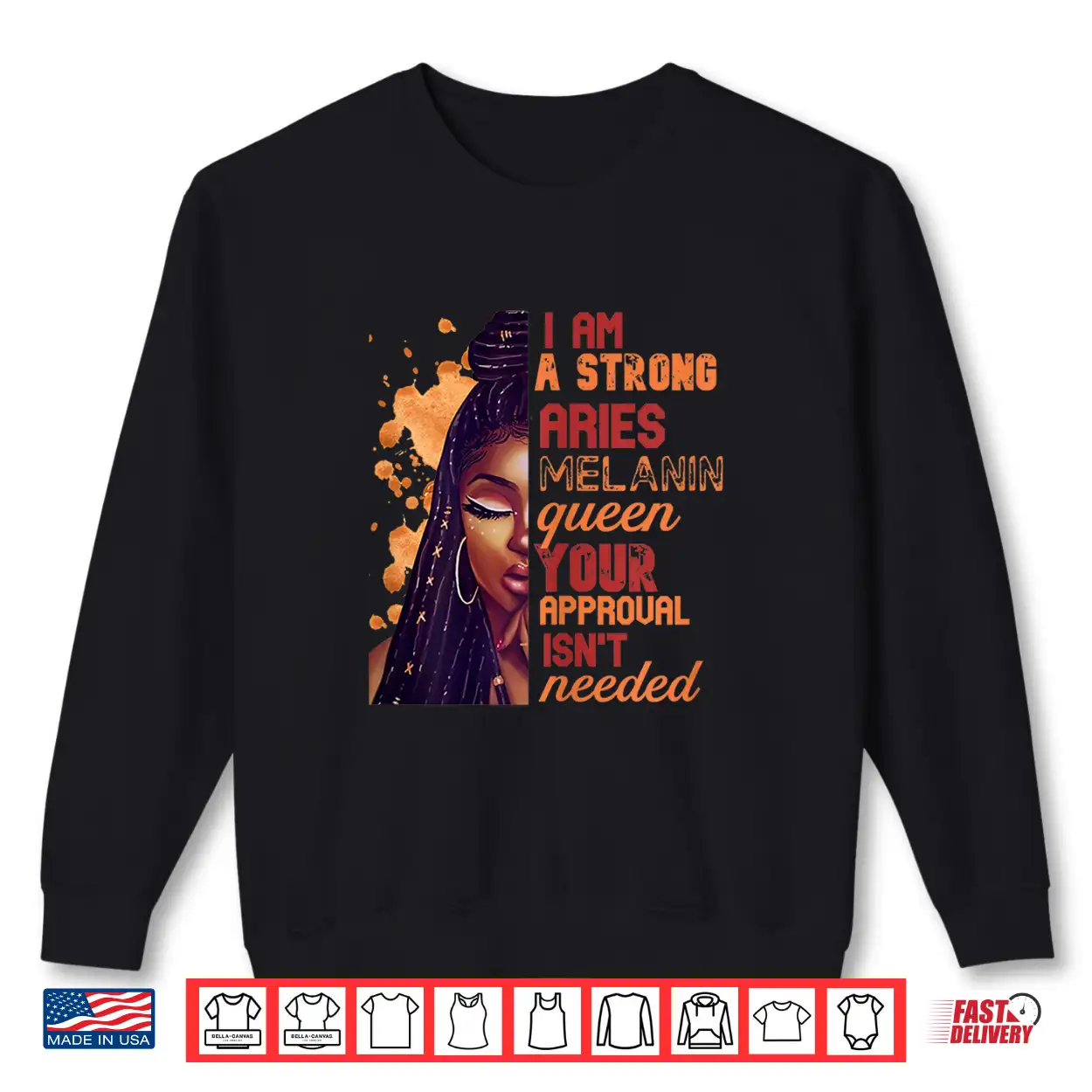 Womens I Am Strong Aries Melanin Queen Cute Birthday Womens Shirt Womens I Am Strong Aries Melanin Queen Cute Birthday Womens Shirt