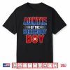 Auntie Of The Birthday Boy Spider Web Birthday Party Shirt