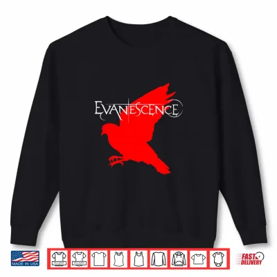 Sweatshirt Evanescence 2026 World Tour Date Back II Shirt