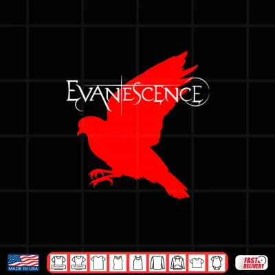 Design Evanescence 2026 World Tour Date Back II Shirt