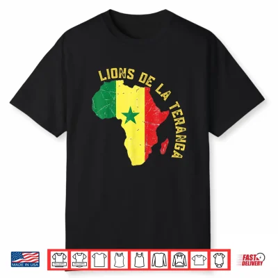 Lions De La Teranga Senegal Shirt
