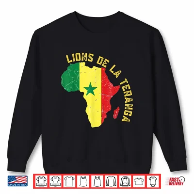 Sweatshirt Lions De La Teranga Senegal Shirt
