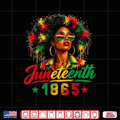 Design Juneteenth Celebrating Freedom African American Women 1865 Shirt