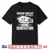 Mens Weekend Forecast 100 Percent Chance Of Home Renovation Diy Performance Shirt