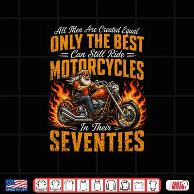 Design Only The Best Ride Motorcycles in Their Seventies Premium Tri Blend Shirt