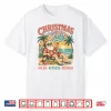Christmas In July Relax Beach Santa Hawaiian Sunset Cruise Shirt