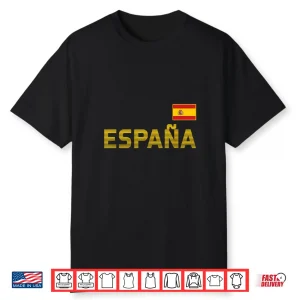 Retro Spanish Flag Spain Shirt Vintage España Boys & Girls Shirt