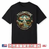 Yellowstone National Park Wyoming Old Faithful Geyser Badge Shirt