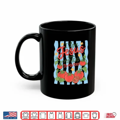 Mug I Love Jesus From My Head Tomatoes Striped Jesus Christian Shirt