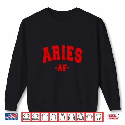 Sweatshirt ARIES ASTROLOGY ZODIAC SIGN DECORATIONS WOMEN MEN KIDS Shirt