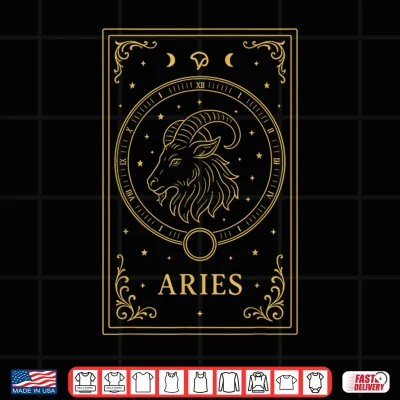 Design Aries Tarot Card Shirt