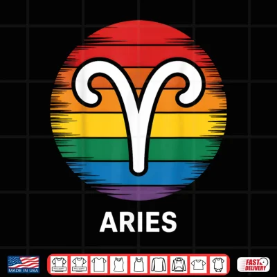 Aries Zodiac Pride Shirt 4 Design Aries Zodiac Pride Shirt