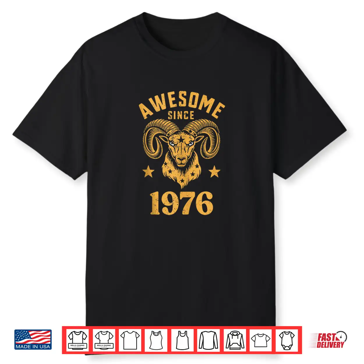 Aries Zodiac Star Sign Awesome Since 1976 Birthday Aries Shirt Aries Zodiac Star Sign Awesome Since 1976 Birthday Aries Shirt