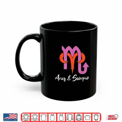 Aries And Scorpio Couples Zodiac Horoscope Astrology Signs Shirt 3 Mug Aries and Scorpio Couples Zodiac Horoscope Astrology Signs Shirt