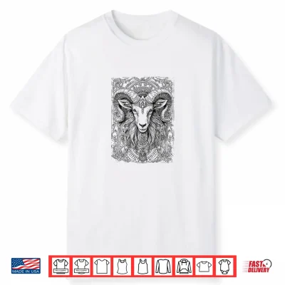 Ram Aries Zodiac Star Signs Astrology Constellation Shirt