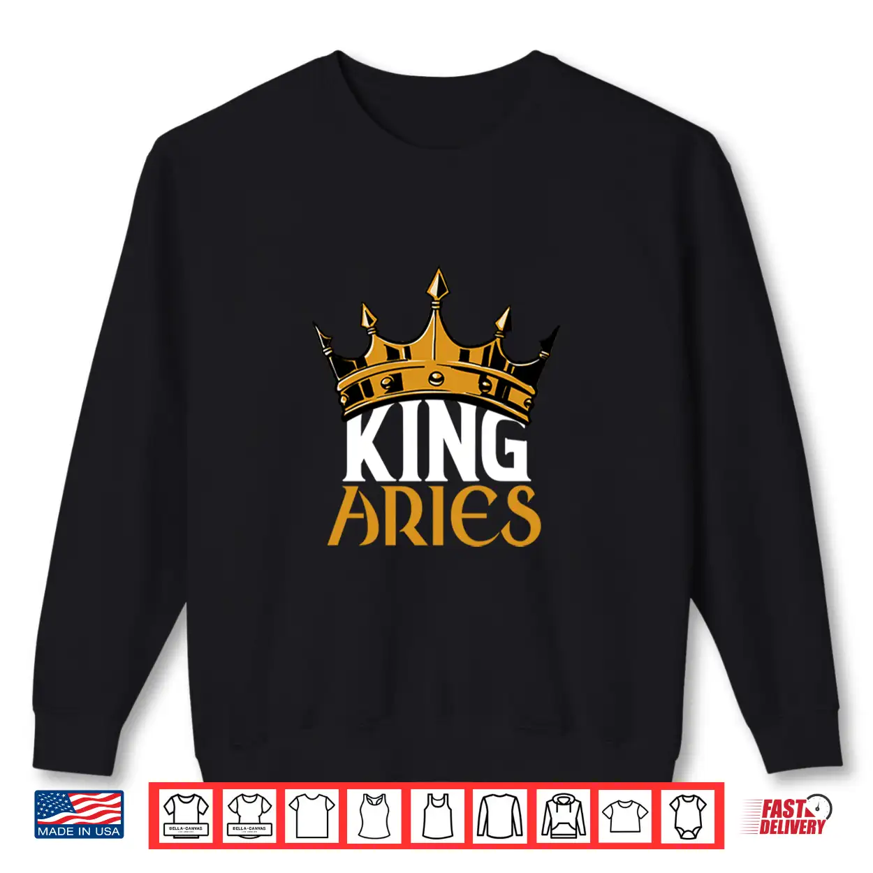 King Aries Crown Zodiac Sign Birthday Astrological Symbol Shirt King Aries Crown Zodiac Sign Birthday Astrological Symbol Shirt