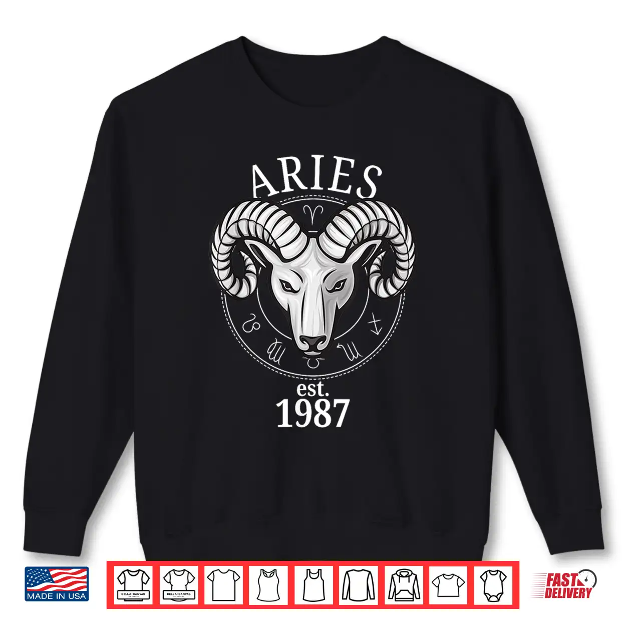 Zodiac Aries Ram Born In 1987 Shirt Zodiac Aries Ram Born In 1987 Shirt