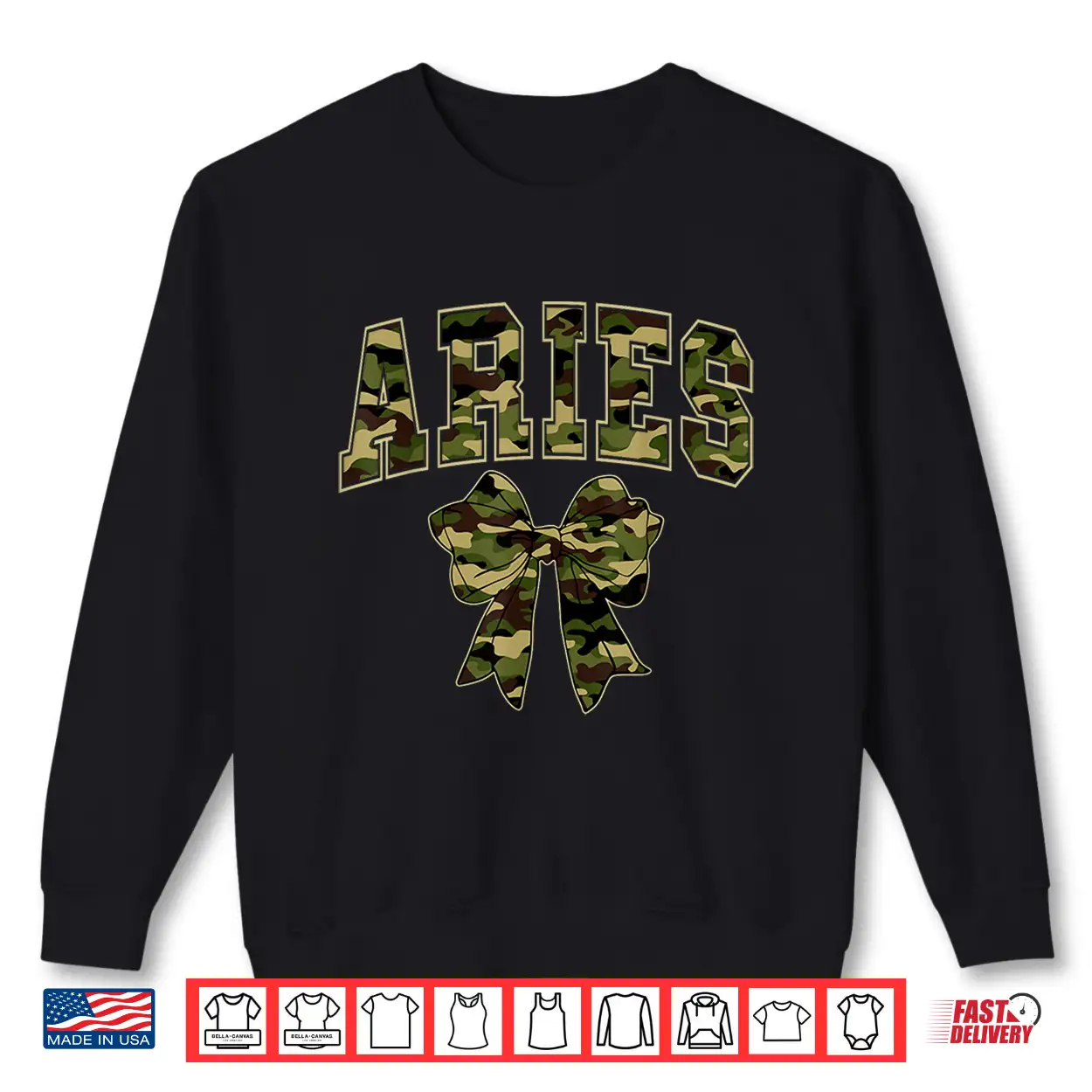 Aries Camo Camouflage Coquette Bow Birthday Zodiac Shirt Aries Camo Camouflage Coquette Bow Birthday Zodiac Shirt