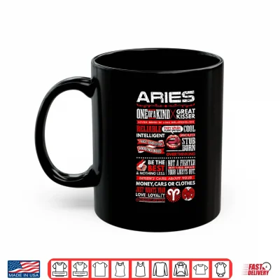 Aries Facts Funny Zodiac Sign Graphic Shirt 3 Mug Aries Facts Funny Zodiac Sign Graphic Shirt