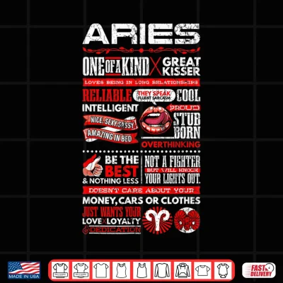 Aries Facts Funny Zodiac Sign Graphic Shirt 4 Design Aries Facts Funny Zodiac Sign Graphic Shirt