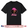 Aries Queen Black Woman With Pink Cap Afro Girl Zodiac Shirt